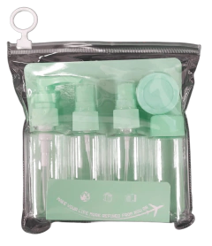 KIT NECESER FRASCOS ENVASES VIAJE PARA RELLENAR - 5 UNIDADES - comprar online