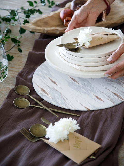 Plato de Sitio Gabardina Folk