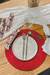 Plato de sitio Lunarcito rojo - comprar online