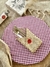 Plato de sitio Vichy Granate - tienda online