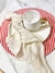 Plato de sitio Rayas Rojas