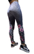 ART 9 - Leggings Flowers gray - clvsports