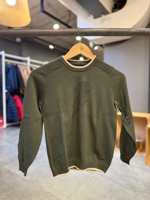 Sweater Tejido Niño Wanama Kids Christopher Cuello Redondo (2800K340) - comprar online