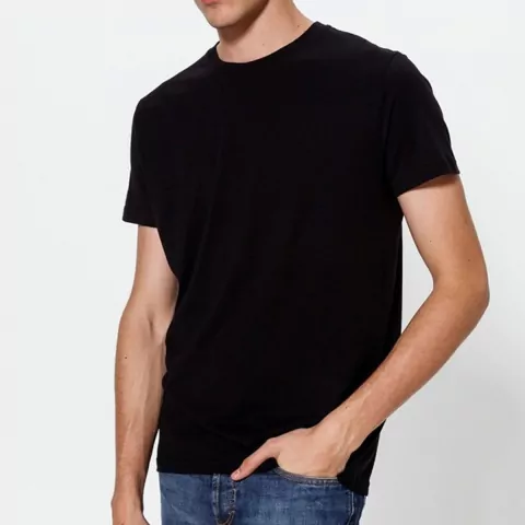 Remera Hombre Bensimon De Pima 30 Peruano Cuello Redondo (11254)