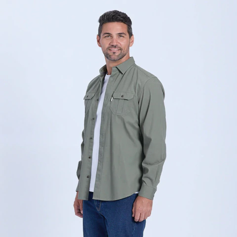 Camisa Gabardina Hombre Oxford Polo Club filhi (HANSEL) en internet