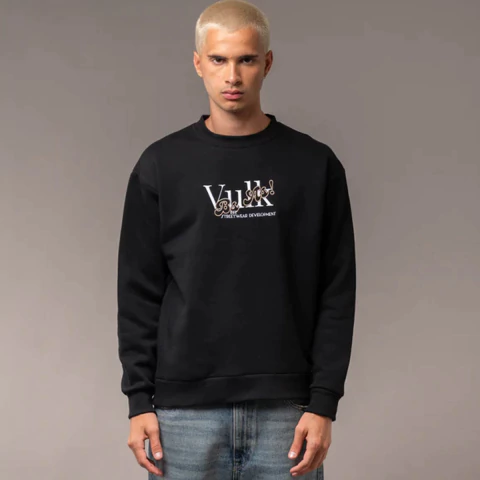 Buzo Algodon Hombre Vulk Billboard Crew Friza (HVUB2524)