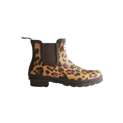 Bota Chelsea Leopard Print Mujer Original Hunter (HFRW0003)