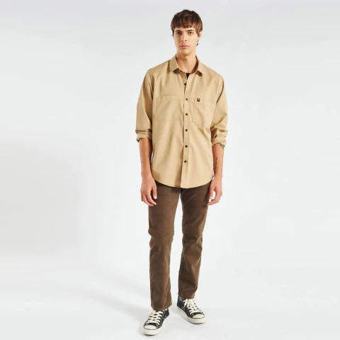 Camisa Algodon Hombre Bensimon Brad T Manga Larga (41137)