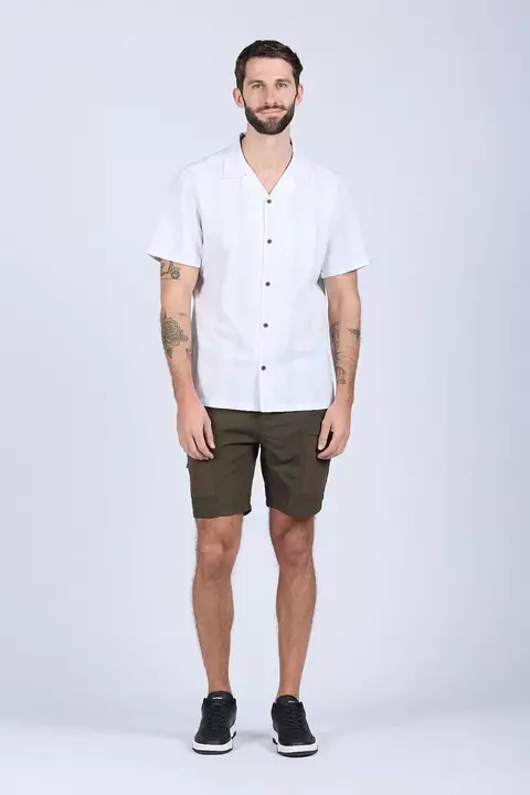 Bermuda Cargo Polyester Hombre Oxford Polo Club Hiker Con Cinturon Incluido (HIKER) - comprar online