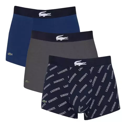 Boxer Hombre Lacoste Boxer Court Sous- Vetement Pack X3 (H0382) - comprar online