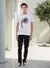 Remera Algodon Hombre Bensimon Flor Pablo Manga Corta (11910) - comprar online