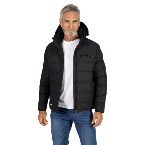 Campera Corta Polyester Hombre Oxford Polo Club Vedder Capucha Desmontable (VEDDER)