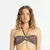 Corpiño Poliester Mujer Rusty Lennie Leopard Bandeau Bikini Top (27MRUA26) - Urbano Salto