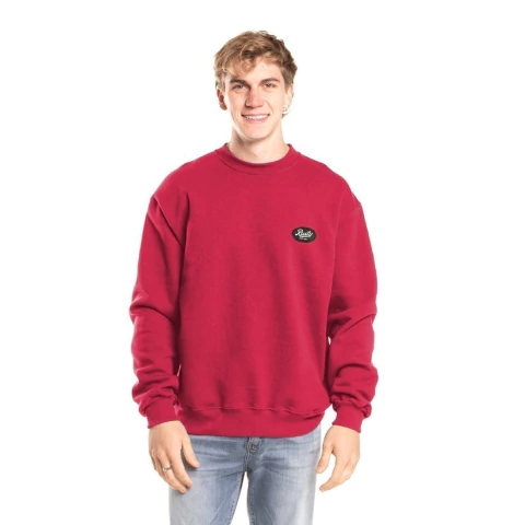 Buzo Algodon Hombre Rusty Lepatch Crew Con Friza Sin Capucha (6HRUB24)