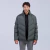 Campera Puffer Matelasse Hombre Oxford Polo Club Maroon Capucha (MAROON) - Urbano Salto