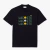 Remera Camiseta Algodon Grueso Hombre Lacoste Estampado De Pelotas (TH7370) - Urbano Salto