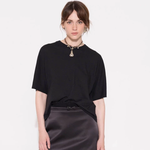 Remera Algodon Pima Mujer Jazmin Chebar Sandy (L4600021) - comprar online