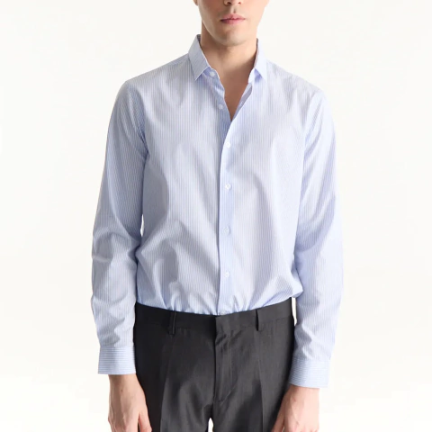 Camisa Poplin Hombre Equus Vestir Gideon Manga Larga (47001383)