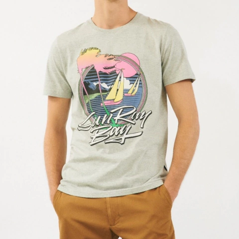 Remera Algodon Hombre Bensimon Raybay Manga Corta (11983)