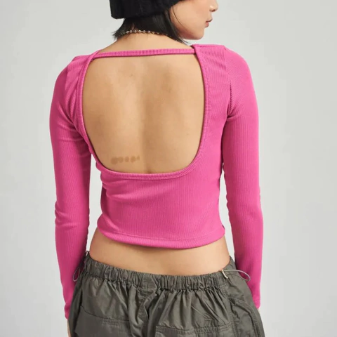 Imagen de Remera Mujer 47 Street Gaping Manga Larga (N1031240)