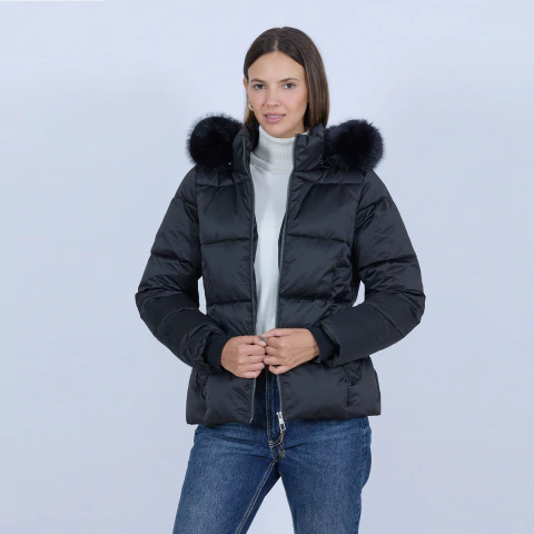 Campera Mujer de Pluma Oxford Polo Club Brielle Capucha filhi (BRIELLE) - tienda online