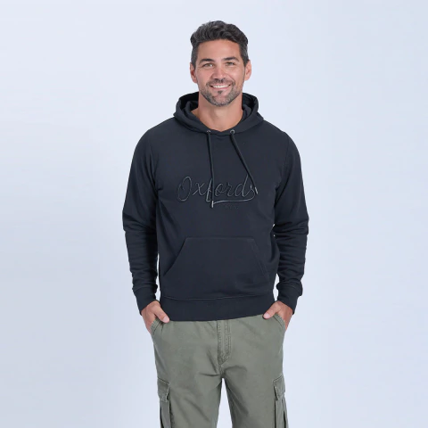 Buzo Hoodie Algodon Hombre Oxford Polo Club Shepherd (SHEP)