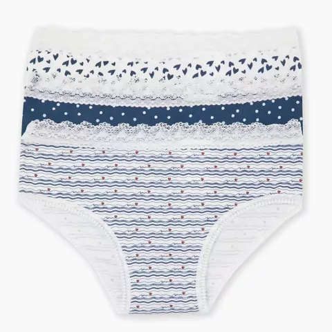 Pack Bombacha Algodon Niña Wanama X3 WNM (950K9995)