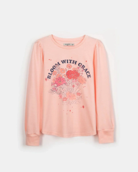 Remera Algodon Niña Wanama Lauri Manga Larga (109K3206)