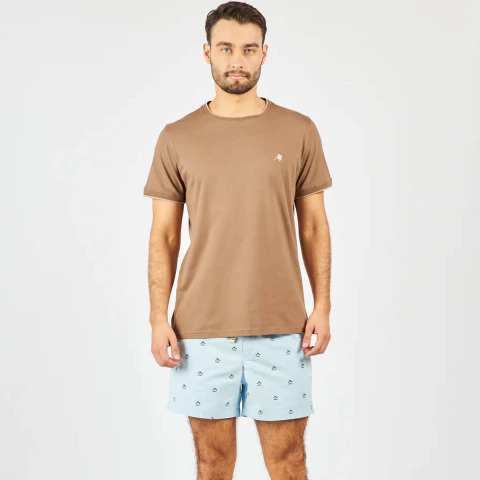 Remera Algodon Hombre Oxford Polo Club Lisa Manga Corta (STELLAR) - comprar online