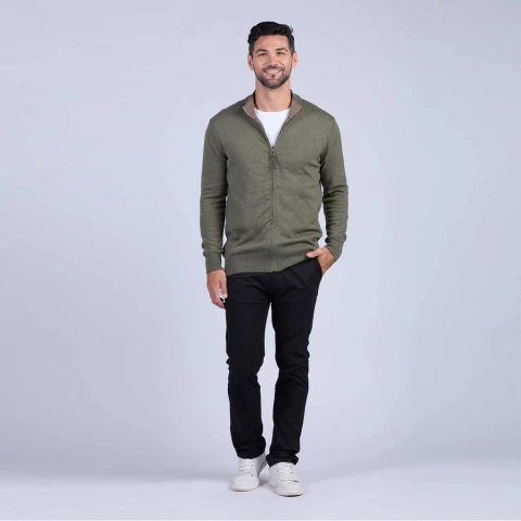 Campera Lana Hombre Oxford Polo Club Sandro (SANDR) - tienda online