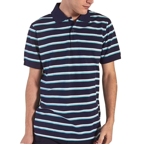 Chomba Algodon Hombre Equus Lusitania Manga Corta Rayada (EQ0135N4)