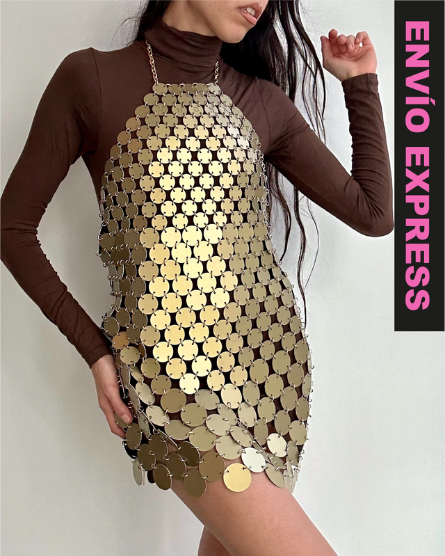 Dress "Iguazú" Gold >Reversible< thumbnail 2