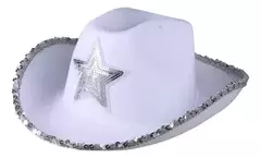 Gorro Cowboy Estrella Plata