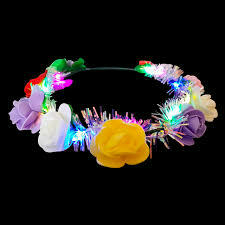 Pack x10 Vinchas Hippie Multicolor Led