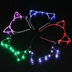 Vincha Gatita Led