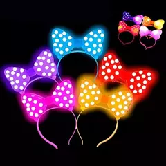 Pack x10 Vincha Minnie Led