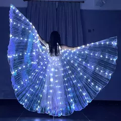Capa Led Blanca Grande Pilas Incluidas