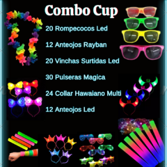 Combo Cup Fluo/Led 50/80 Personas