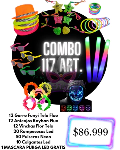 Combo 117 Articulos + Mascara Led GRATIS