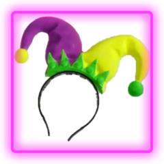 Vincha Arlequin Fluo x1