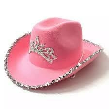 Cowboy Coronita y Lentejuelas Rosa