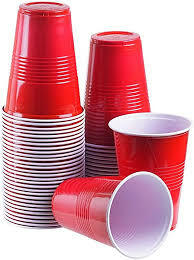 Vaso Americano Rojo 500 cc x10