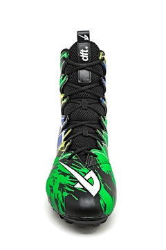 CHUTEIRA FUTEBOL AMERICANO DRAFT HIGHT BRASIL / BLACK - Bruiser Sports -material e uniformes esportivos 