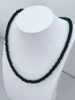 COLAR EM Esmeralda Com Detalhes Em Prata 925 - 45cm (38/07C5700359) na internet