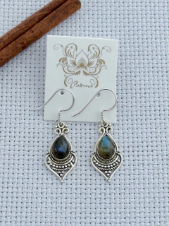 Brinco Em Prata 925 Com Labradorita (40/09B580149) - comprar online