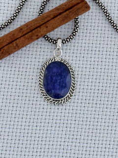 Pingente Em Prata 925 Com Safira (35/26P770179) - comprar online