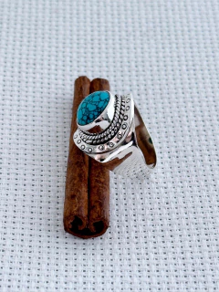 Anel Em Prata 925 Com Turquesa (35/28A830189) - loja online