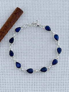 Pulseira Em Prata 925 Com Safira (70/26U15300339) - comprar online