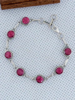 Pulseira Em Prata 925 Com Rubi (53/25U1680369)