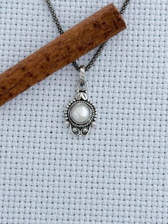 PINGENTE EM PRATA 925 COM PÉROLA (40/20P34089) - comprar online